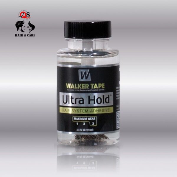 Ultra Hold Adhesive by Walker – Long Lasting Hair Glue for Wigs, Toupees & Extensions – 101ml
