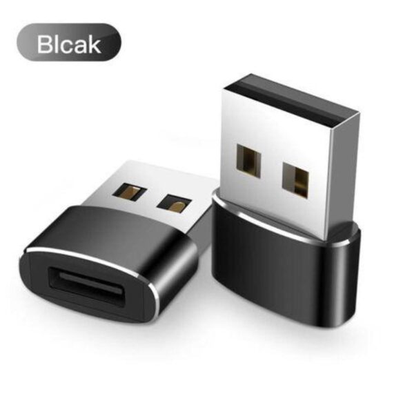 USB-C Male Type C to USB Adapter 2.0 A Female Data Converter Connector Adapte
