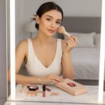 5-Piece Makeup Travel Set with Front Mirror | Compact Cosmetic Organizer for On-the-Go Beauty