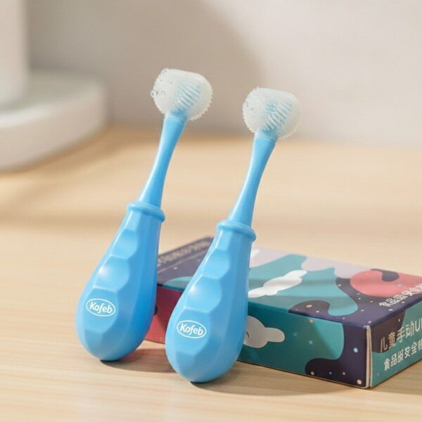 360° U-Shaped Kids Tumbler Toothbrush | Gentle, Safe, & Easy-Grip Design
