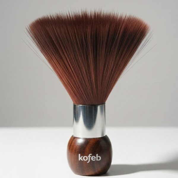 Kabuki Brush Professional Beard & Hair Sweep Brush by Kofeb London