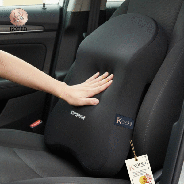 Kofeb Awsome Memory Foam Car Seat Neck Pillow | Orthopedic-Grade Head & Neck Support