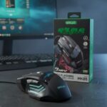 GERLAX RGB Gaming Mouse – 3200 DPI Ergonomic Wired Optical Mouse