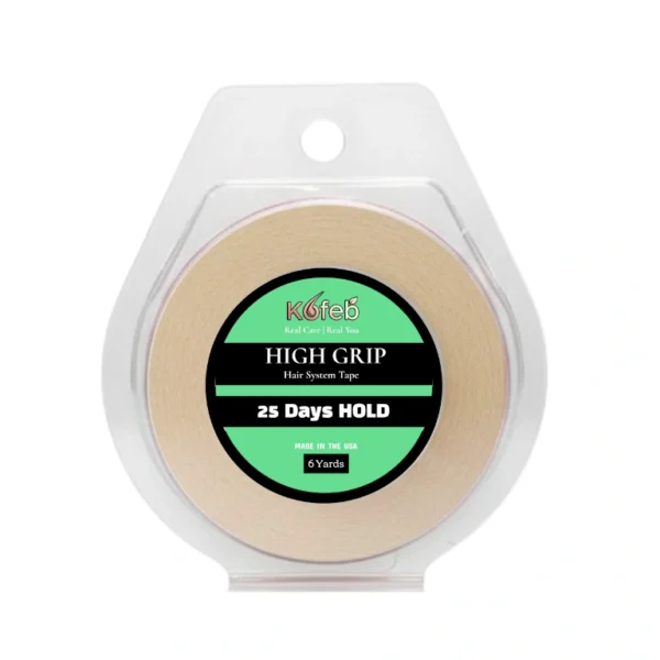6 YARDS HIGH GRIP HAIR SYSTEM TAPE 25 DAYS HOLD BY KOFEB
