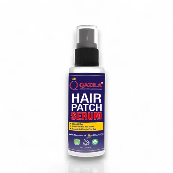 Qazila Premium Hair Patch Serum – Shine All Day & Anti-Frizz Formula (60ML)