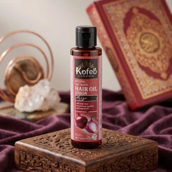 Kofeb London Red Onion Hair Oil | 100ml | Grow Longer, Stronger Hair