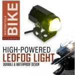 1 PCS Mini Driving Two Color Fog Lights for Motorcycles, Cars, Jeeps