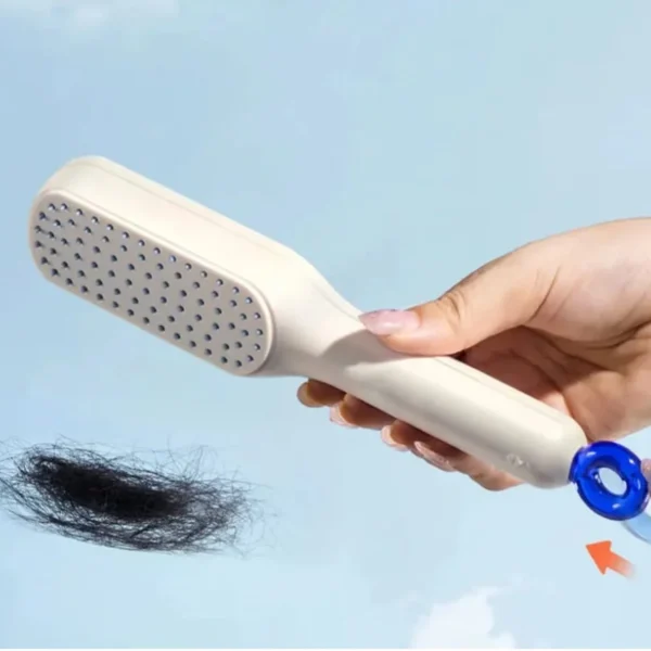 Self Cleaning Hair Brush,Telescopic Hair Comb, Anti-Static