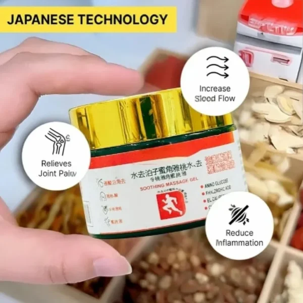 Melodine Japanese Gel for Back Knee Shoulder Joint Muscle Pain