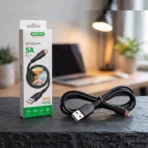 GERLAX USB to Lightning Cable | Ultra-Durable Silicone iPhone Data Cable - 5Amp D7L