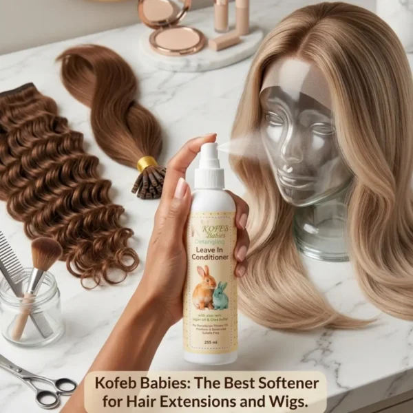 Premium Leave In Conditioner Spray for Sensitive Hair, Synthetic Wigs, and Hair Extensions - 255ml