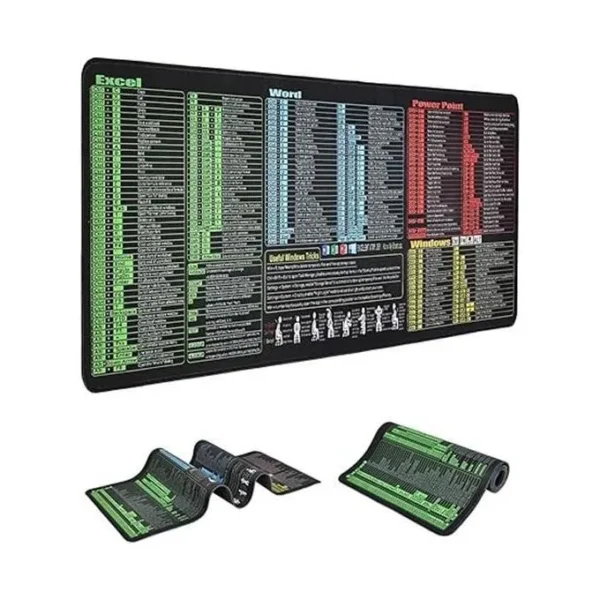 Shortcut keys Mouse Pad (300x800x3mm) XL Size