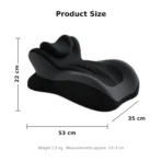 Napping pillow dimensions 53 x 35 x 22 cm, weight 1.5 kg