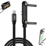 Type-C Fast Charging Foldable Stand Data Cable - 240W - Image 10