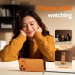 Type-C Fast Charging Foldable Stand Data Cable - 240W - Image 4