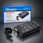Olesson Intelligent Car Power Inverter NO.1692 – 150W 12V DC to AC Car Laptop Charger & Fast USB Adapter - Image 6
