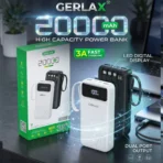 GERLAX 20000mAh 3A Fast Charging Power Bank | LED Display - Image 3