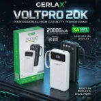 GERLAX 20000mAh 3A Fast Charging Power Bank | LED Display - Image 2