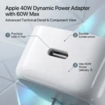 Iphone 40W Dynamic Power Adapter with 60W Max Output - Image 4